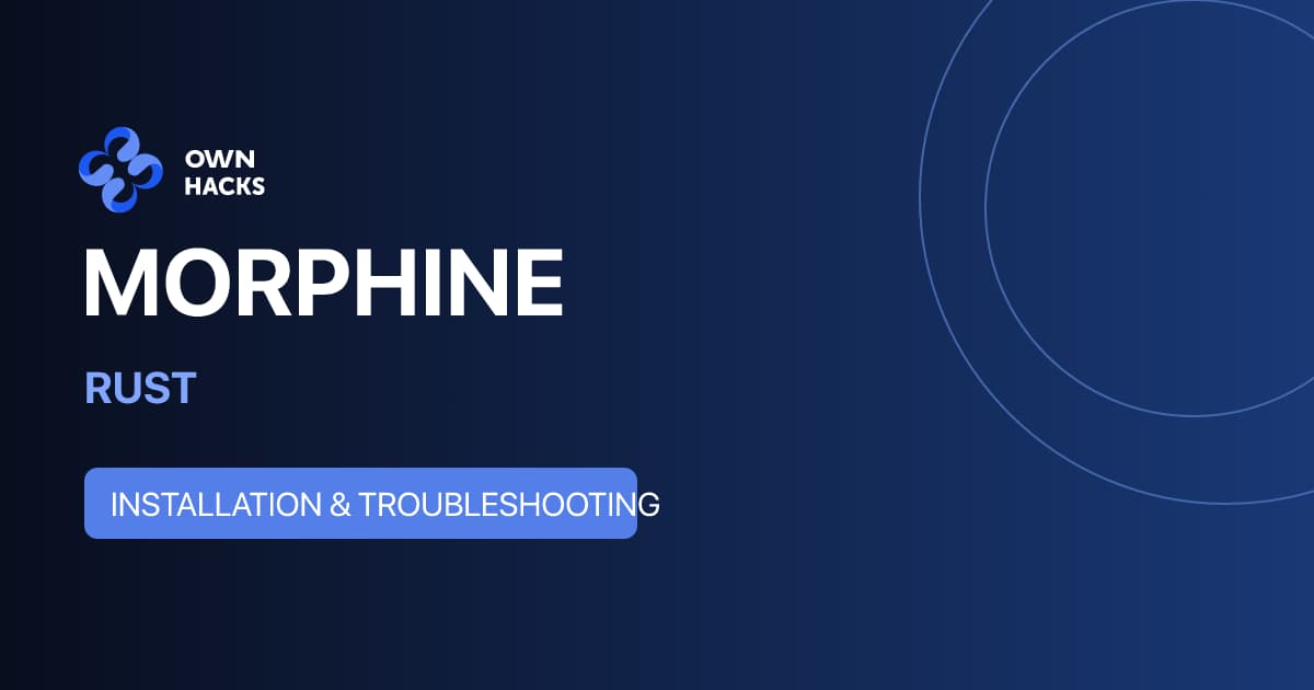 Morphine Rust Installation Guide — USB Loader & Delete Menu | OwnHacks