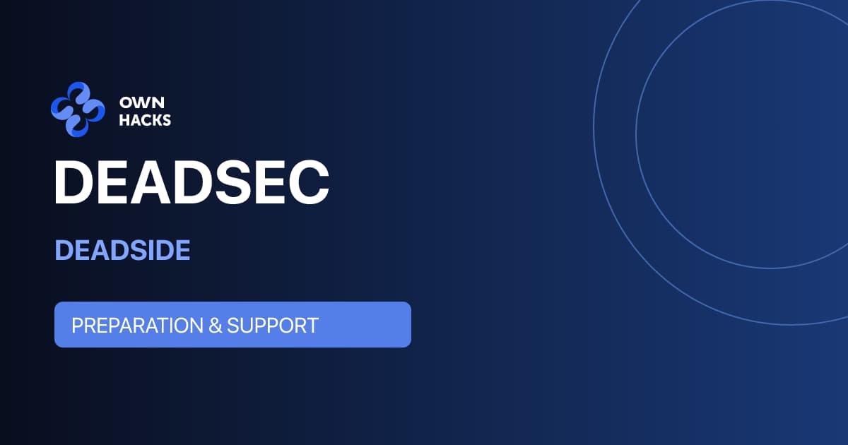 DeadSec Deadside Setup Requirements & Support | OwnHacks