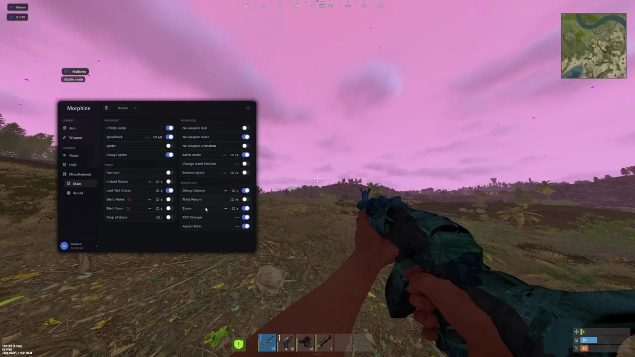 Morphine screenshot 3