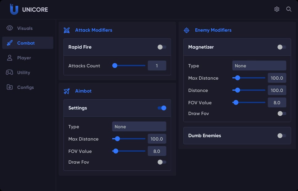 UNICORE screenshot 1