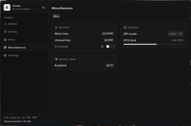 Arcane screenshot 1