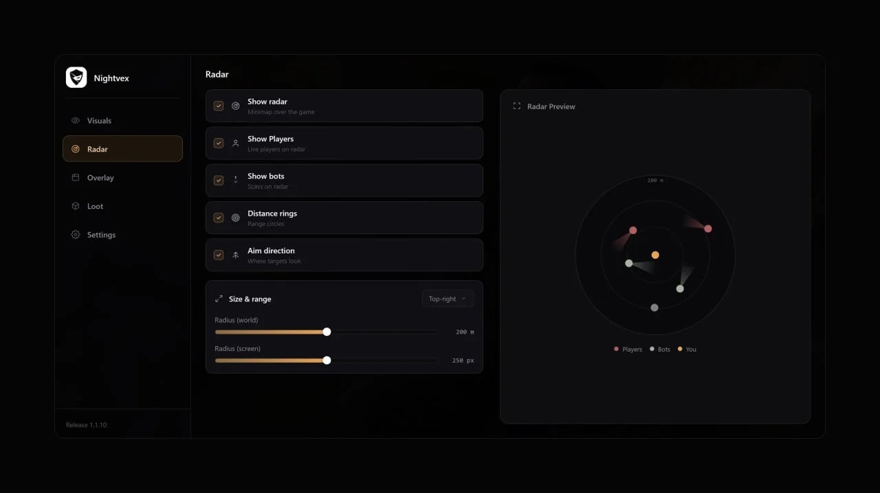 Nightvex screenshot 1