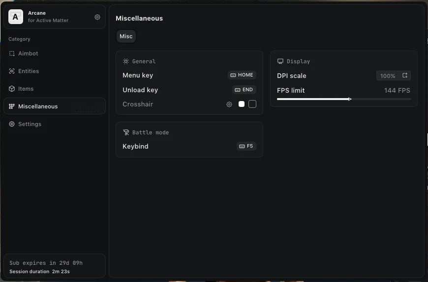 Arcane screenshot 1