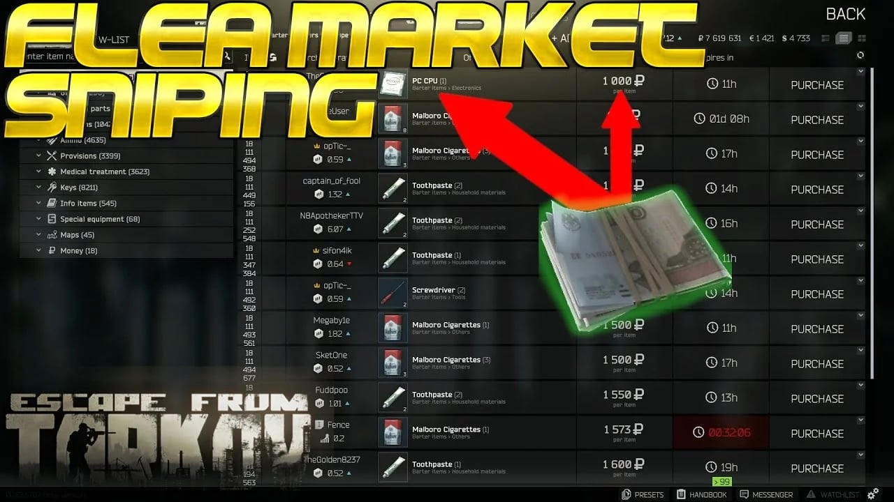 FLEA MARKET BOT screenshot 2