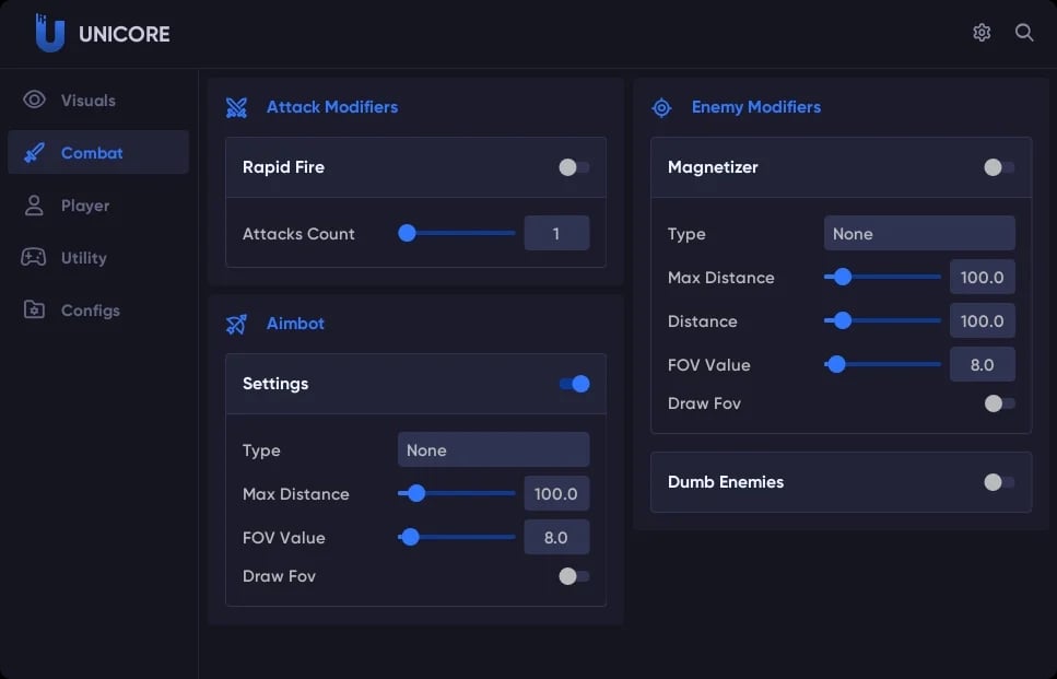 UNICORE screenshot 1