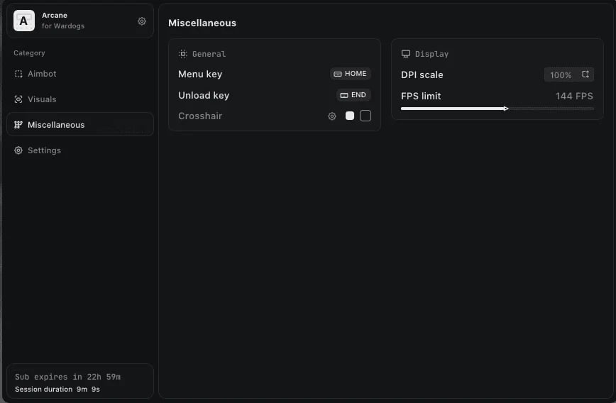 Arcane screenshot 2