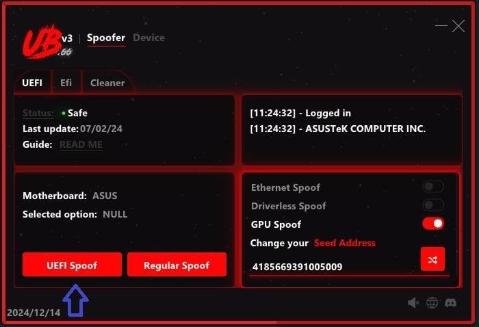 UBGG Perm Spoofer screenshot 1