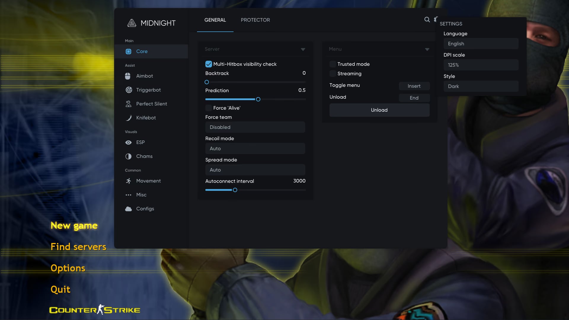 Midnight screenshot 1