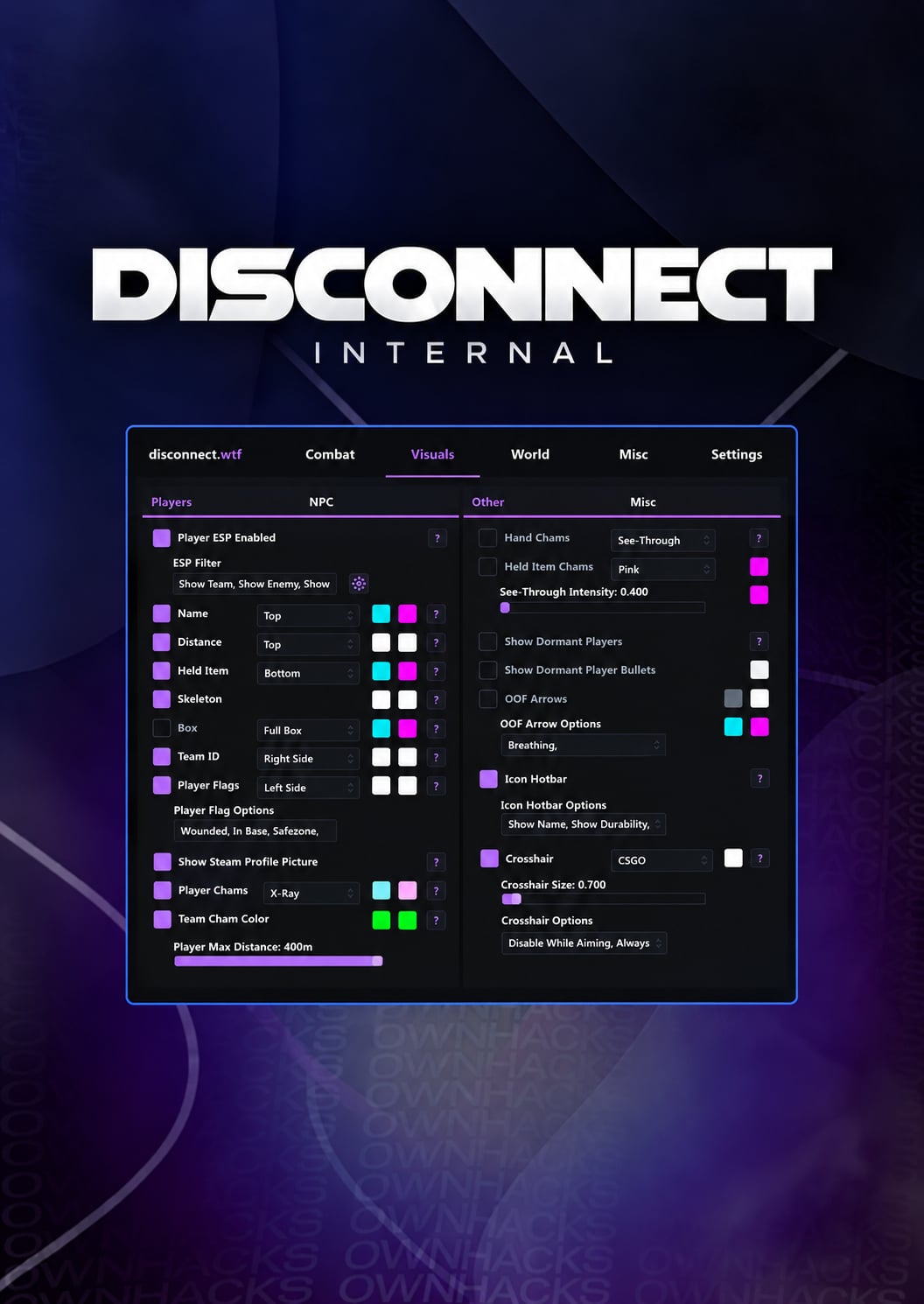 Disconnect Internal