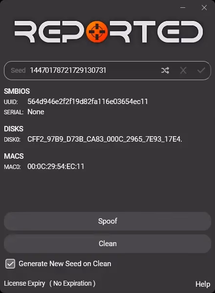 REPORTED SPOOFER